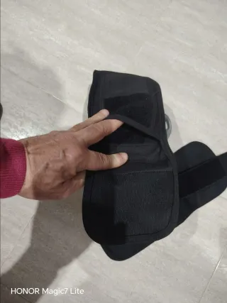 2 Bolsillos de buceo Negros con Anilla