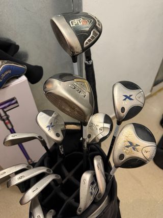 ZURDO Set completo Callaway hierros maderas put