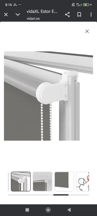 2 Tende opache grigie