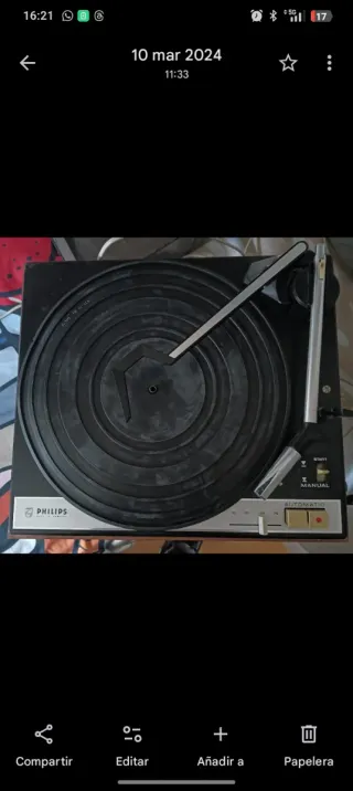 Tocadiscos Vintage Automático
