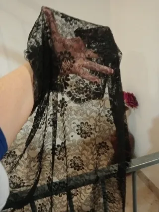 Mantilla Negra 120x250