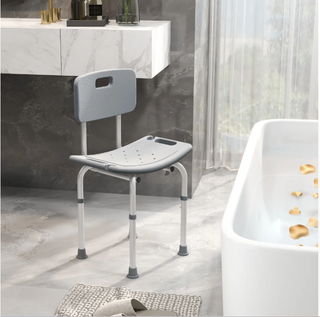 Silla de ducha HOMCOM gris