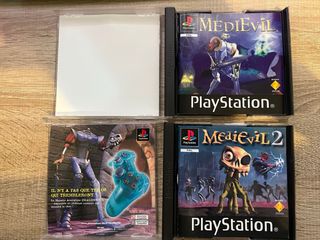 Lote MediEvil 1 y 2 PS1 PAL FR