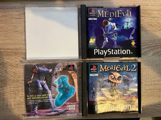 Lote MediEvil 1 y 2 PS1 PAL FR
