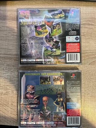Lote MediEvil 1 y 2 PS1 PAL FR