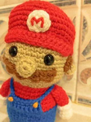 Mario Bros muñeco Amigurumi