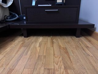 Cama baja tatami wengue con cajoneras