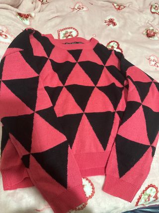 Jersey de punto con rombos