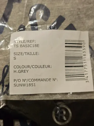 T-shirt SCHOTT NYC Grigio S Nuova