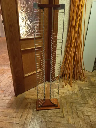 Torre DVD/CD Madera y Acero