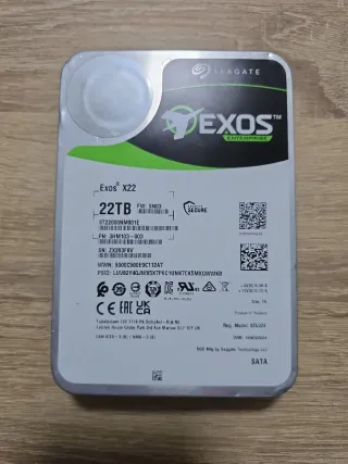 Seagate EXOS X22 22TB SATA 3.5 Pulgadas 7200RPM 6G