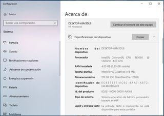 Portátil HP 15-Ay001ns (ENERGY STAR)