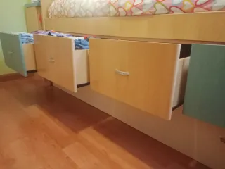 Cama nido con mucho almacenaje - ¡URGE!