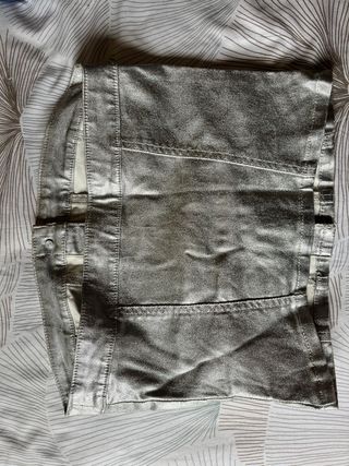 Top plateado Pull&Bear