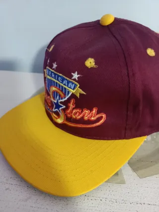 Gorra American League Morada y Amarilla