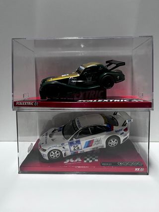 Scalextric Morgan Aero + BMW M3 GT2