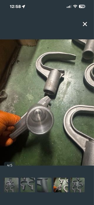 5 Ganchos Goma Pasador Stihl 29mm