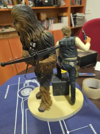 Kotobukiya Han Solo y Chewbacca 2004 1/7