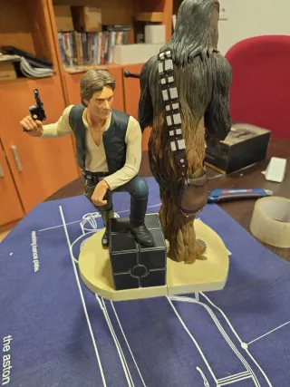 Kotobukiya Han Solo y Chewbacca 2004 1/7