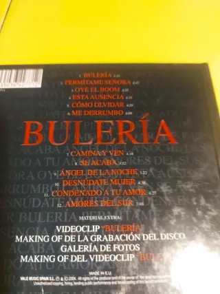 David BisbalCD+DVD CorazónLatino BuleriaPremonicio