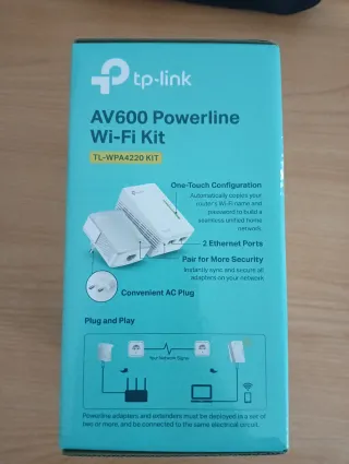 Kit Powerline TP-Link TL-WPA4220 Wi-Fi