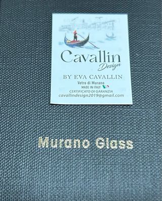 Pulsera Murano Cavallin Azul y Oro