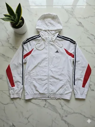 Cortavientos Adidas Capucha Retro Talla S Vintage