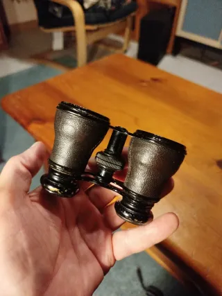 Prismáticos de teatro negros