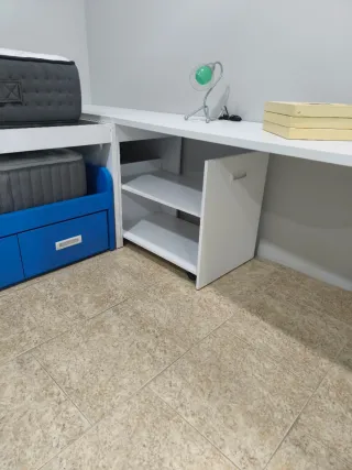 Dormitorio nido juvenil con escritorio