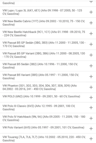 Sonda Lambda VAG Seat VW Skoda