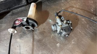 Puño Acelerador Rápido + Cable + Carburador PWK 21