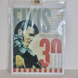 Targa Metallo Elvis Presley Always 30th