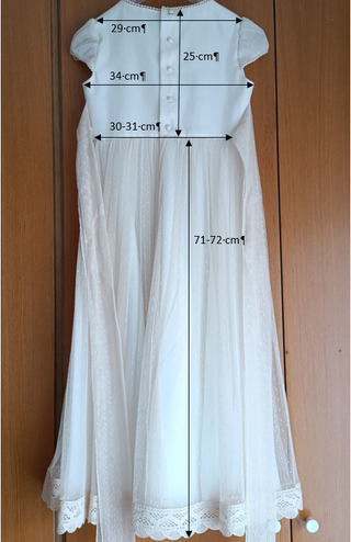 Vestido de Comunión marca Tizzas color champagne