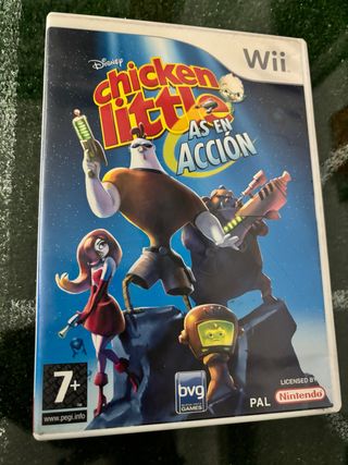 Juego Wii Chicken Little: As in Acción