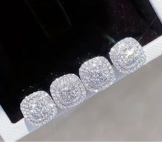 Pendientes "Double Halo"