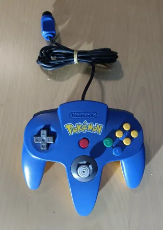 Mando Nintendo 64 Pikachu Azul