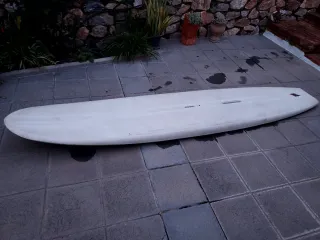 Tabla d surf blanca con complementos, 2"60 x 70 cm