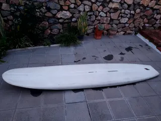 Tabla d surf blanca con complementos, 2"60 x 70 cm