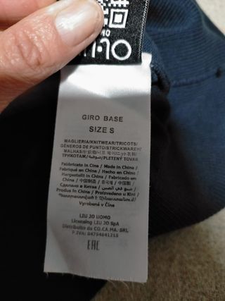 Jersey Liujo hombre talla S