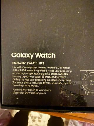 Samsung Galaxy Watch 46mm Bluetooth Plata