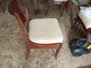 Mesa y 6 Sillas de Palisandro