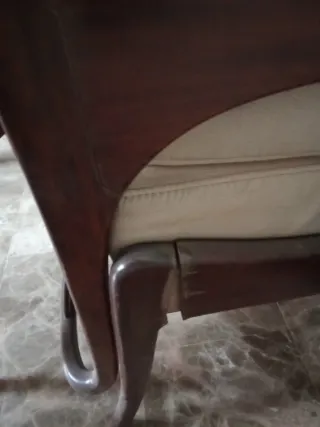 Mesa y 6 Sillas de Palisandro