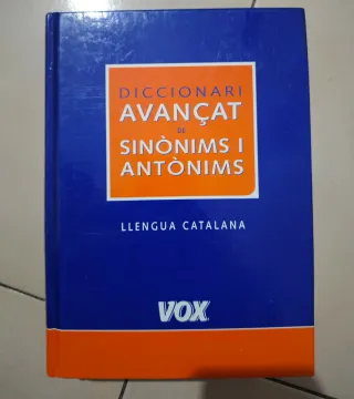 Diccionario avanzado y diccionario de sinónimos
