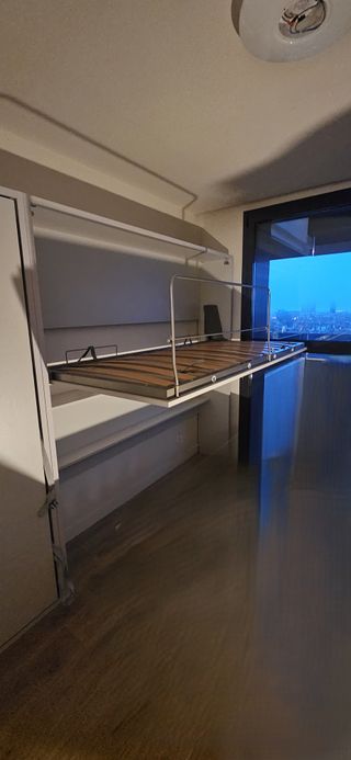 Litera abatible con colchón nuevo 90 cm