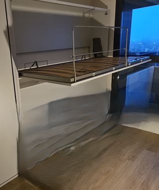 Litera abatible con colchón nuevo 90 cm