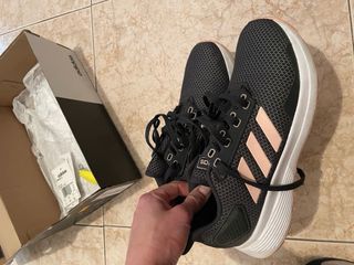 Zapatillas Adidas Duramo 9 Mujer Negro Rosa