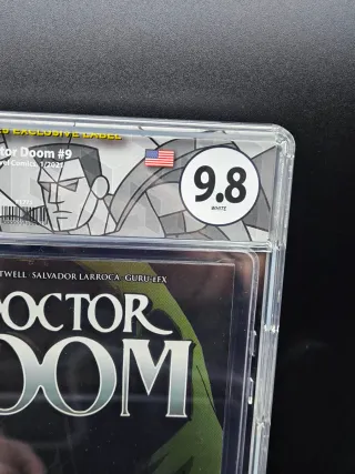 Doctor Doom #9 EGC 9.8 Label Exclusive Malaga SDCC