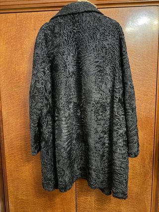 Cappotto Astrakan Nero
