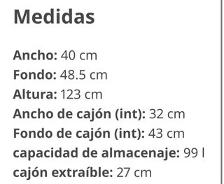 Cómoda 6 cajones negra-marrón madera con espejo