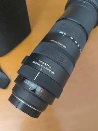 Objetivo Sigma 150-500mmf/5-6.3 APO HSM para Canon